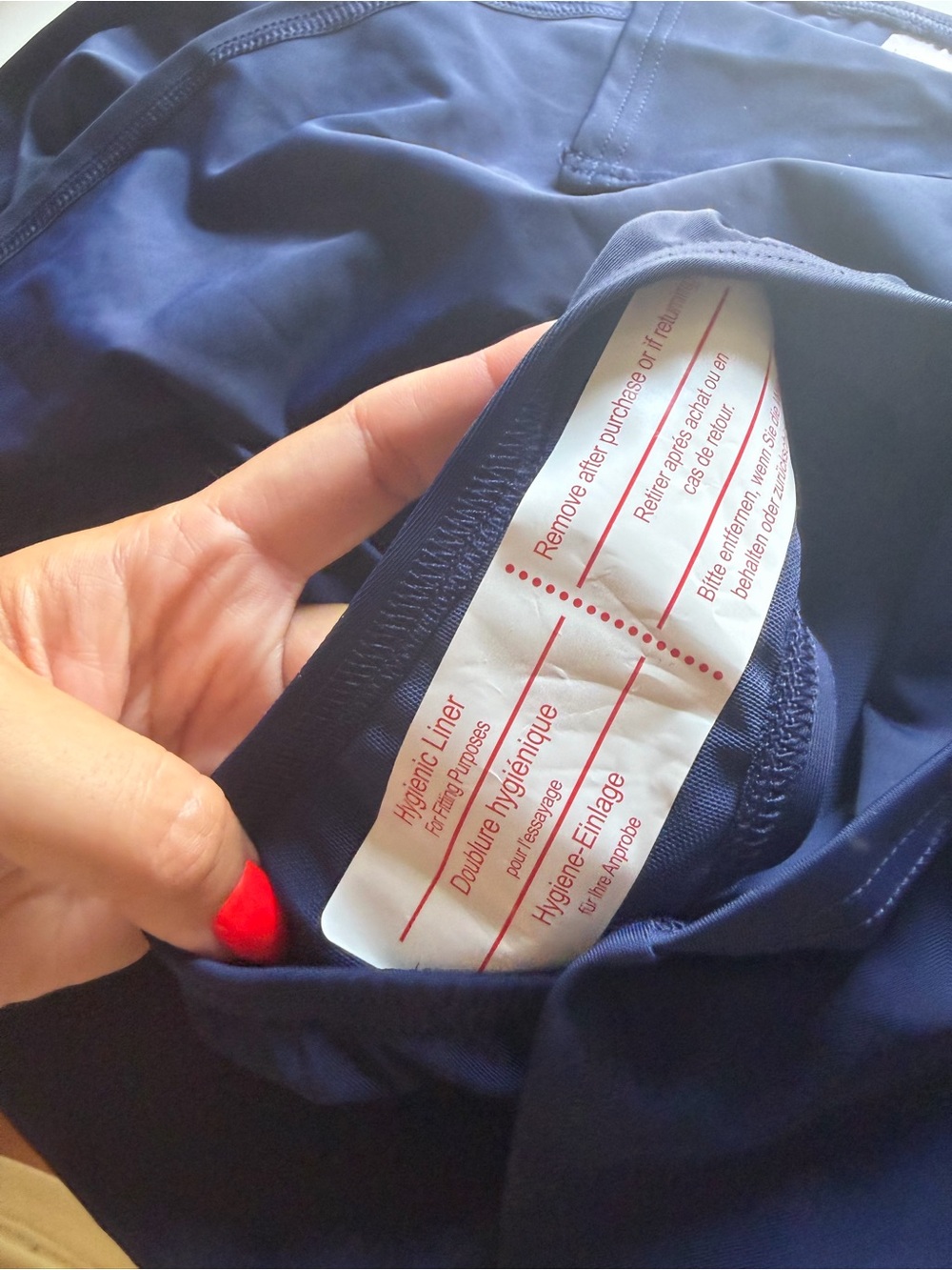 Lands end xl 18 navy swim skirt - Picture 5 of 5